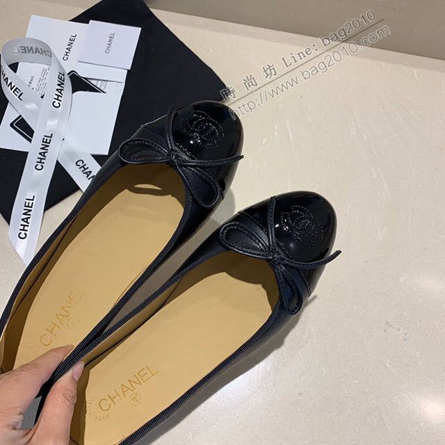 Chanel女鞋 香奈兒頂級芭蕾舞鞋 Chanel羊皮舒適平底鞋  naq1068